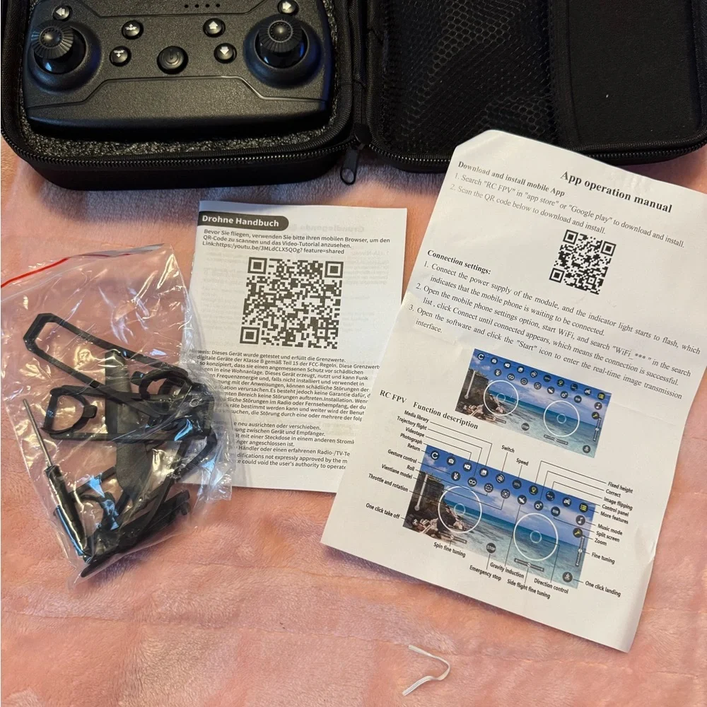Black VR Drone Controller Set